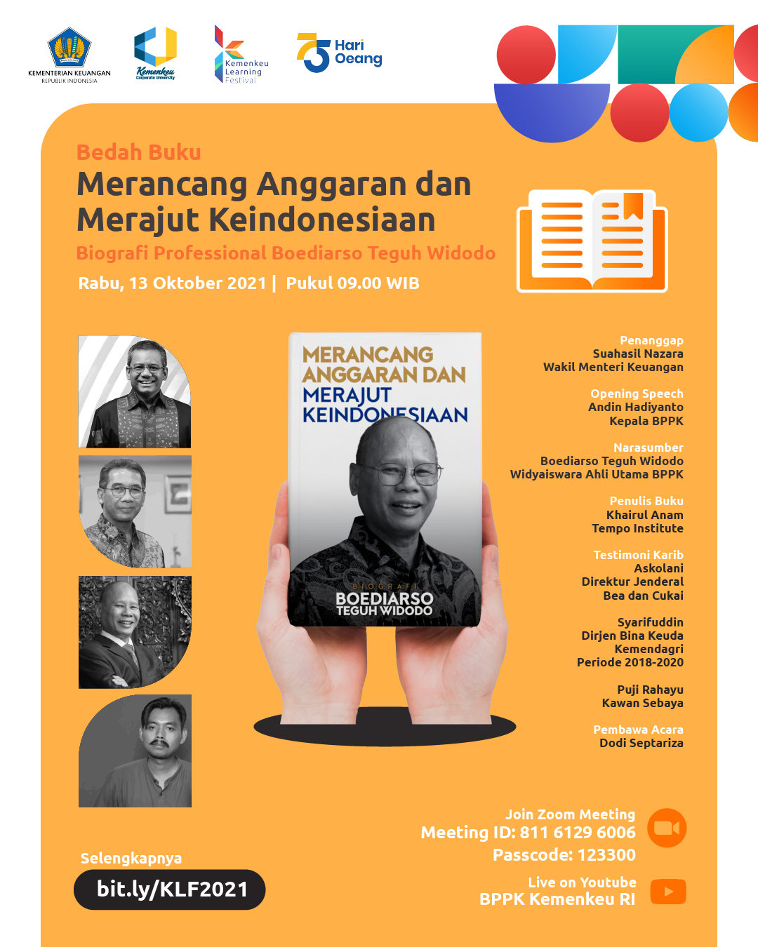 Bedah Buku "Merancang Anggaran dan Merajut Keindonesiaan" - Biografi Boediarso Teguh Widodo